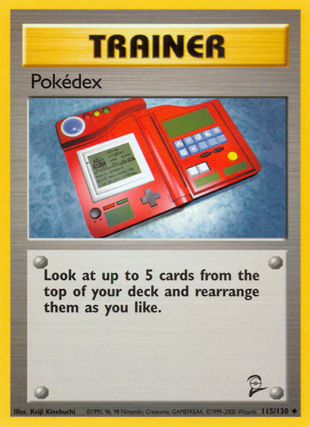 Pokedex (115/130) [Base Set 2] 