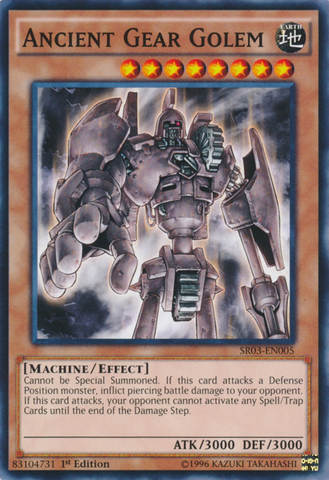 Ancient Gear Golem [SR03-EN005] Common 
