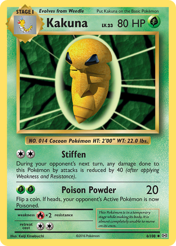 Kakuna (6/108) [XY: Evolutions] 