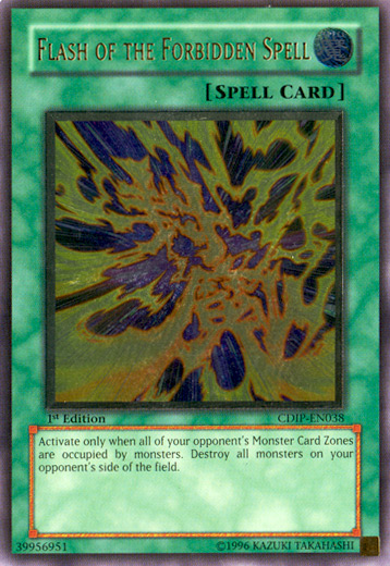 Flash of the Forbidden Spell [CDIP-EN038] Ultimate Rare 
