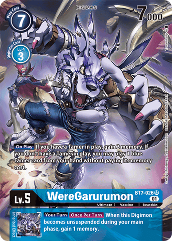 WereGarurumon [BT7-026] (Alternate Art) [Next Adventure] 