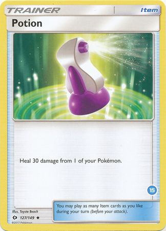 Potion (127/149) (Exclusive Deck #15) [Sun &amp; Moon: Trainer Kit - Alolan Ninetales] 