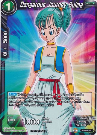 Dangerous Journey Bulma (P-083) [Promotion Cards] 