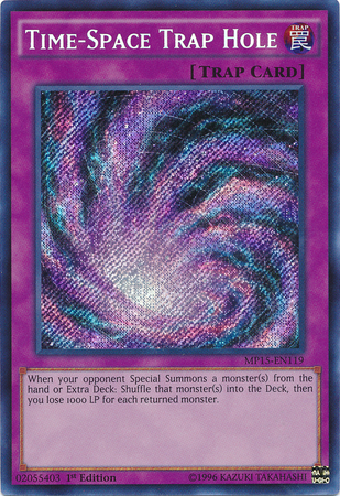 Time-Space Trap Hole [MP15-EN119] Secret Rare 