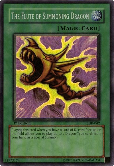The Flute of Summoning Dragon [SDK-042] Super Rare 