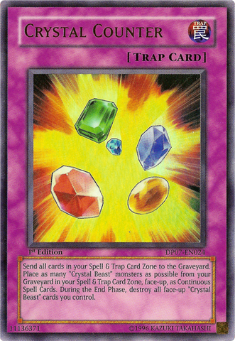 Crystal Counter [DP07-EN024] Ultra Rare 