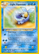 Light Vaporeon (52/105) [Neo Destiny 1st Edition] 