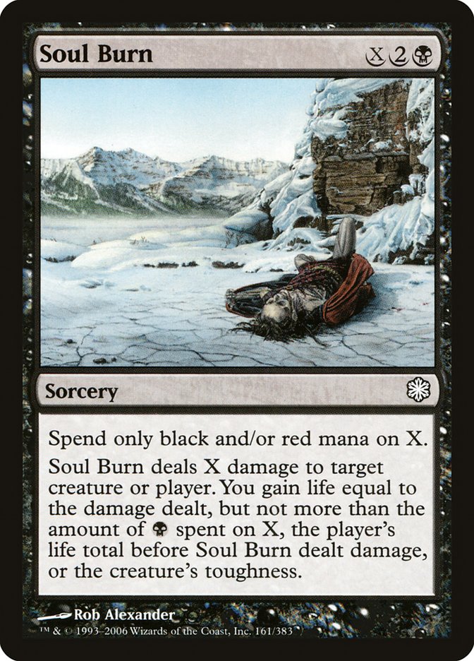 Soul Burn [Coldsnap Theme Decks] 