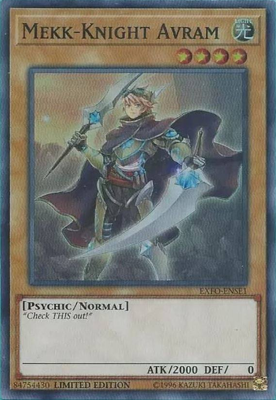 Mekk-Knight Avram [EXFO-ENSE1] Super Rare 