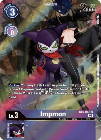 Impmon [BT6-068] (Alternate Art) [Double Diamond] 
