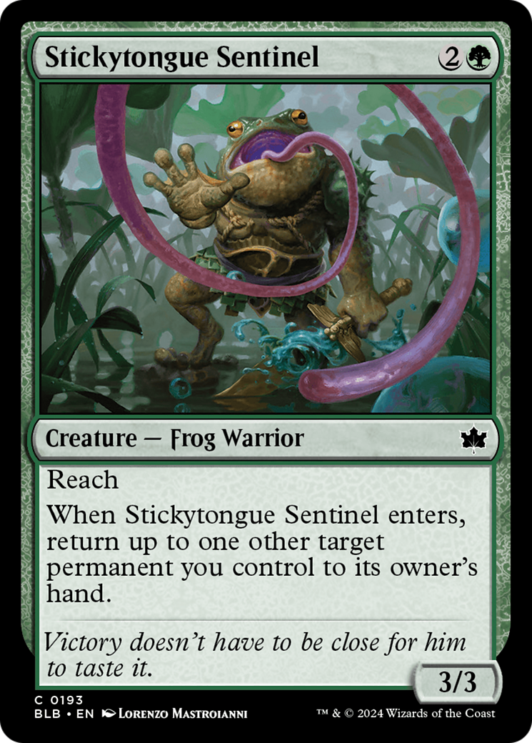 Stickytongue Sentinel [Bloomburrow] 