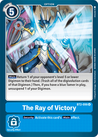 The Ray of Victory [BT2-096] [Release Special Booster Ver.1.5] 