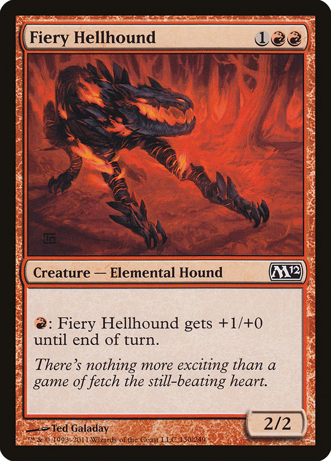 Fiery Hellhound [Magic 2012] 