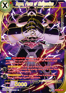 Toppo, Force of Obliteration (SPR) (BT14-004) [Cross Spirits] 