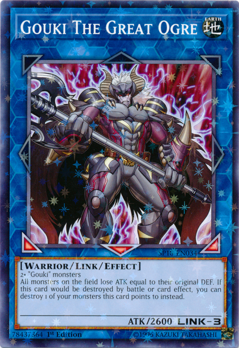Gouki The Great Ogre [SP18-EN034] Starfoil Rare 