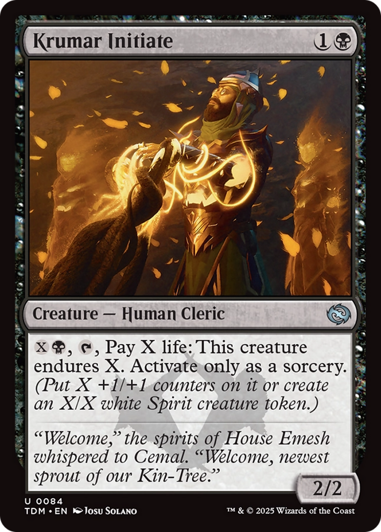 Krumar Initiate [Tarkir: Dragonstorm] 