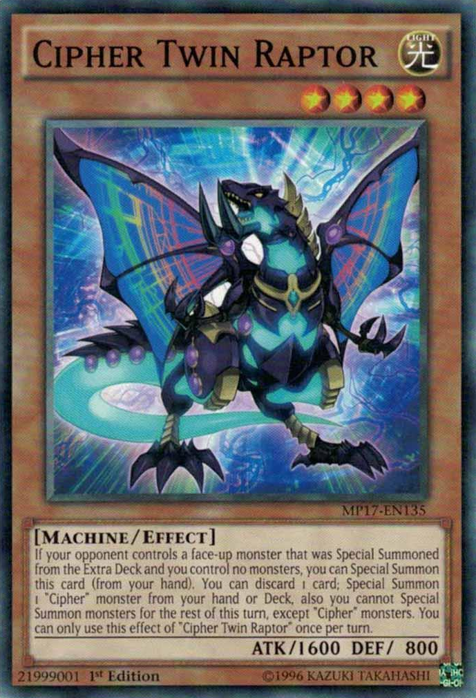 Cipher Twin Raptor [MP17-EN135] Common 