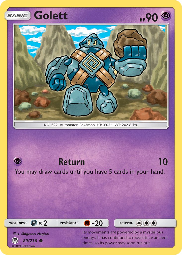 Golett (89/236) [Sun &amp; Moon: Cosmic Eclipse] 