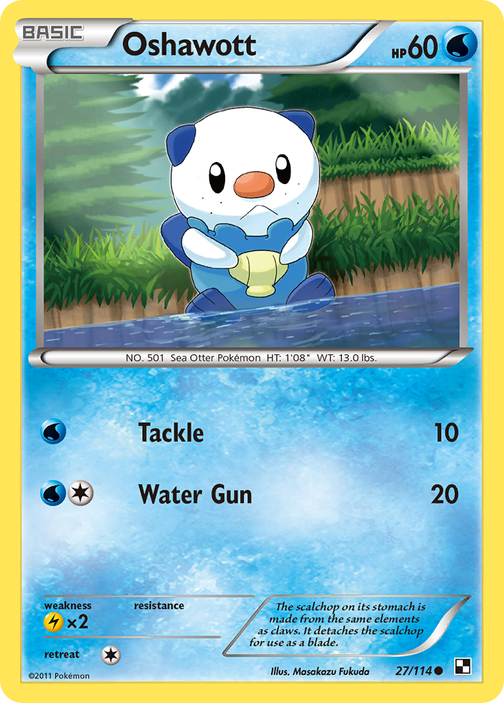 Oshawott (27/114) [Black &amp; White: Base Set] 