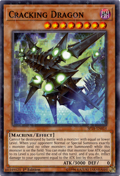 Cracking Dragon [SP18-EN014] Starfoil Rare 