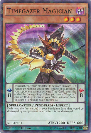 Timegazer Magician [SP15-EN011] Shatterfoil Rare 