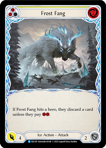 Frost Fang (Yellow) [ELE149] (Tales of Aria) 1st Edition Normal 