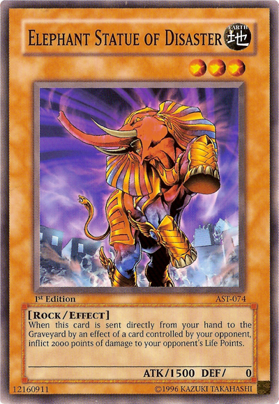 Elephant Statue of Disaster [AST-074] Common 