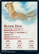 Blink Dog Art Card [Dungeons &amp; Dragons: Adventures in the Forgotten Realms Art Series] 