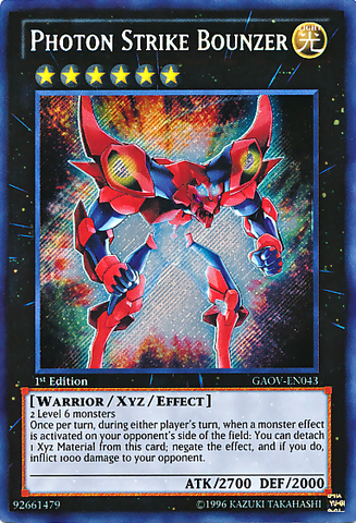 Photon Strike Bounzer [GAOV-EN043] Secret Rare 