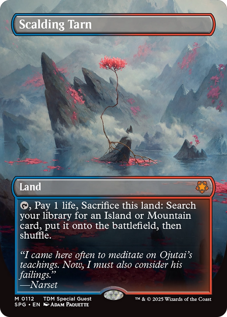 Scalding Tarn (Borderless) [Tarkir: Dragonstorm Special Guests] 