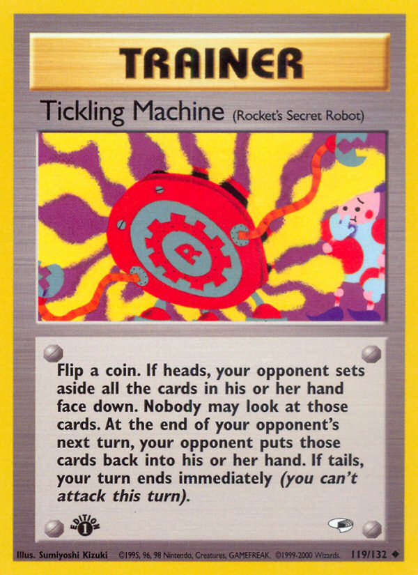 Tickling Machine (119/132) [Gym Heroes 1st Edition] 