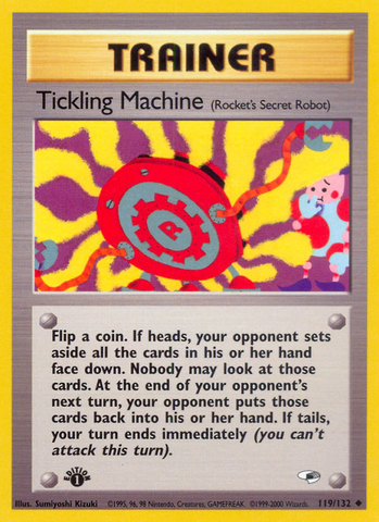 Tickling Machine (119/132) [Gym Heroes 1st Edition] 