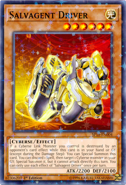 Salvagent Driver [SP18-EN004] Starfoil Rare 