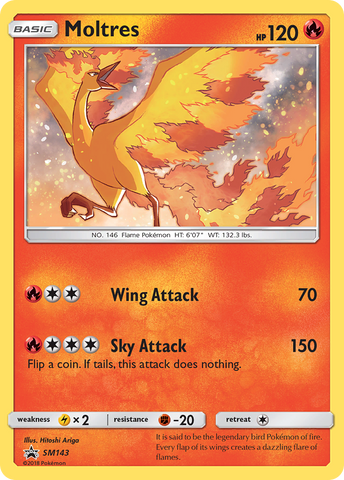 Moltres (SM143) [Sun &amp; Moon: Black Star Promos] 