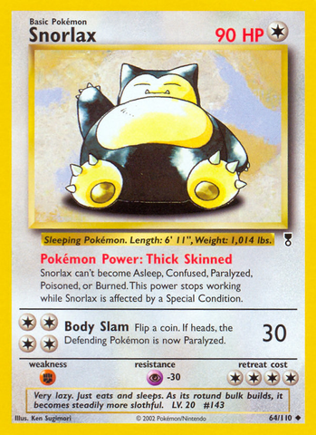 Snorlax (64/110) [Legendary Collection] 
