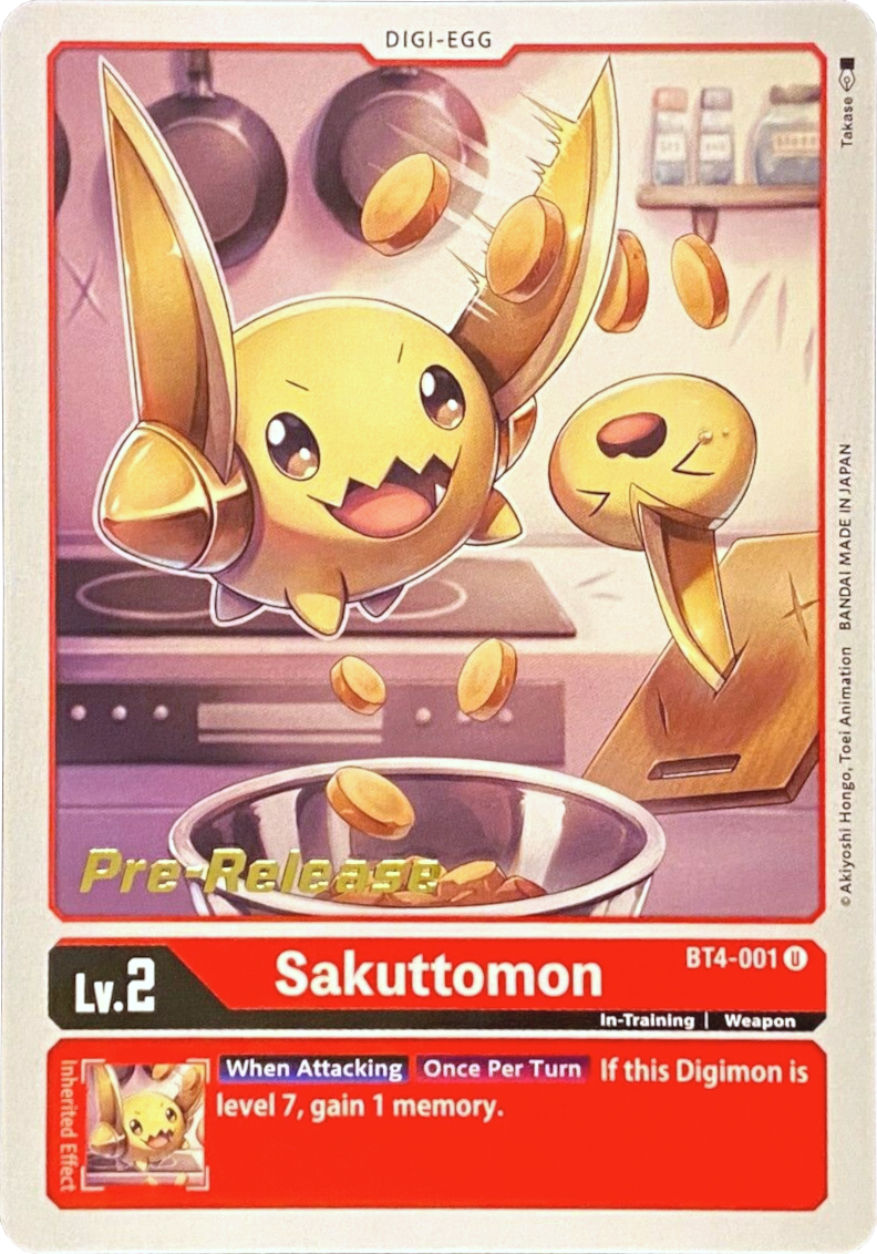 Sakuttomon [BT4-001] [Great Legend Pre-Release Promos] 