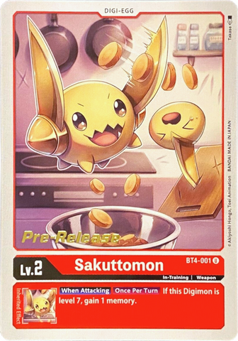 Sakuttomon [BT4-001] [Great Legend Pre-Release Promos] 