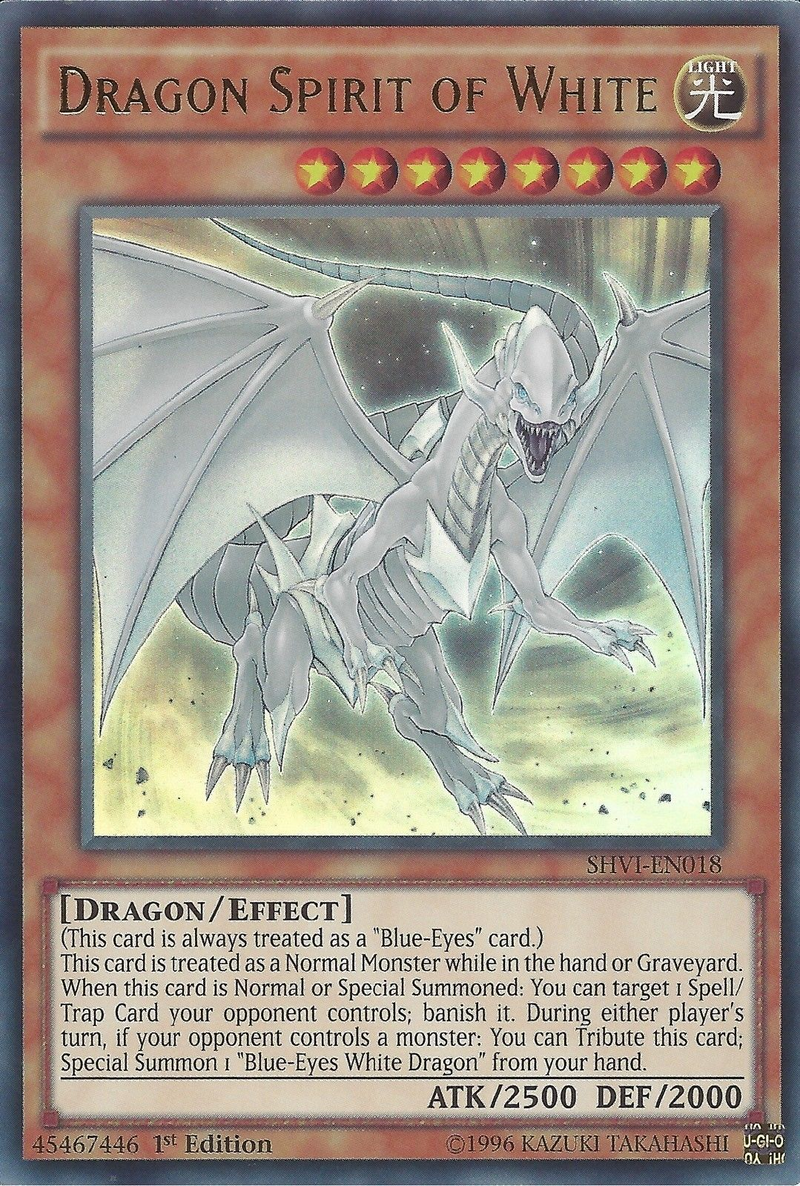 Dragon Spirit of White [SHVI-EN018] Ultra Rare 