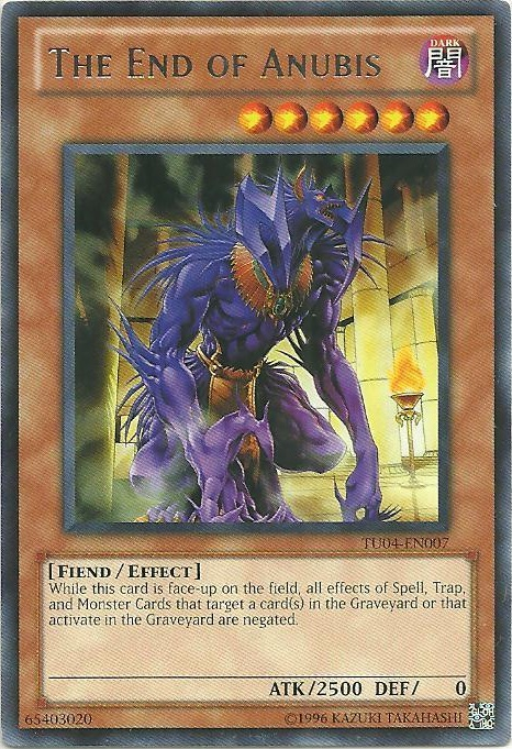 The End of Anubis [TU04-EN007] Rare 