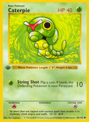 Caterpie (45/102) (Shadowless) [Base Set 1st Edition] 