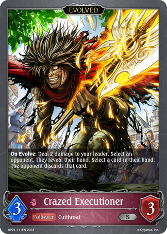 Crazed Executioner (BP01-111EN) [Advent of Genesis] 