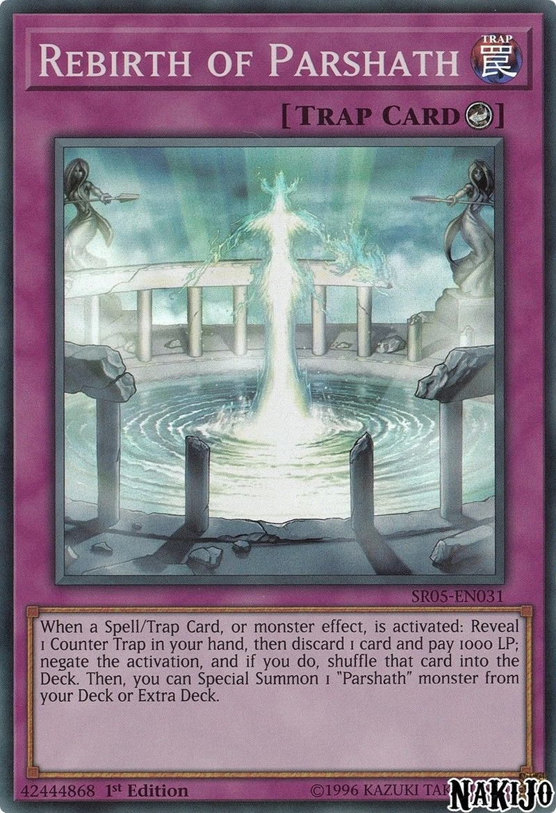 Rebirth of Parshath [SR05-EN031] Super Rare 