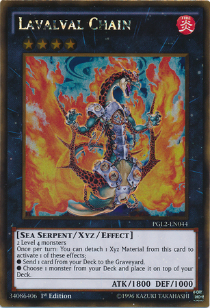 Lavalval Chain [PGL2-EN044] Gold Rare 