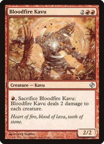 Bloodfire Kavu [Duel Decks: Venser vs. Koth] 