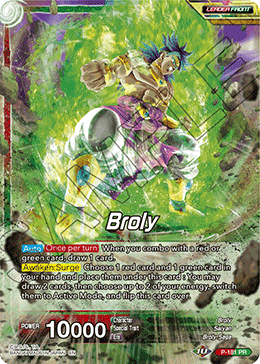Broly // Broly, Surge of Brutality (P-181) [Mythic Booster] 