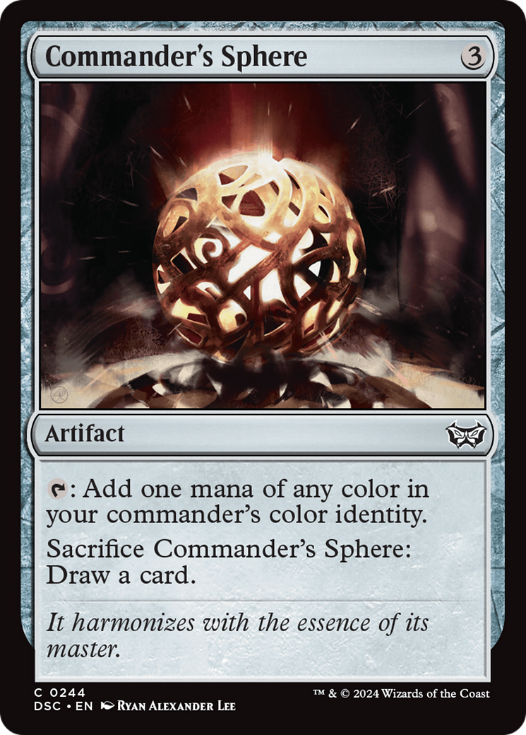 Commander's Sphere [Duskmourn: House of Horror Commander] 