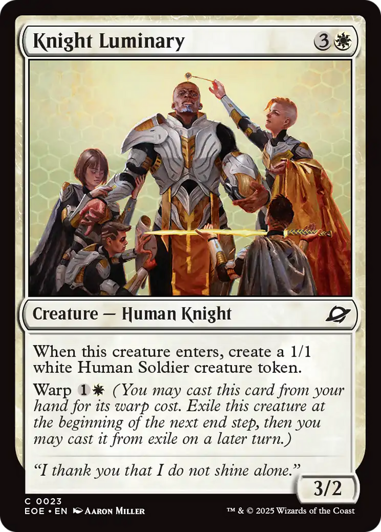 Knight Luminary [Edge of Eternities] 
