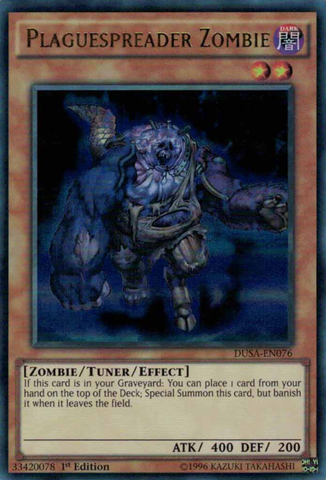 Plaguespreader Zombie [DUSA-EN076] Ultra Rare 