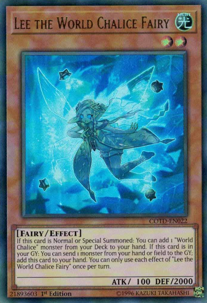 Lee the World Chalice Fairy [COTD-EN022] Ultra Rare 