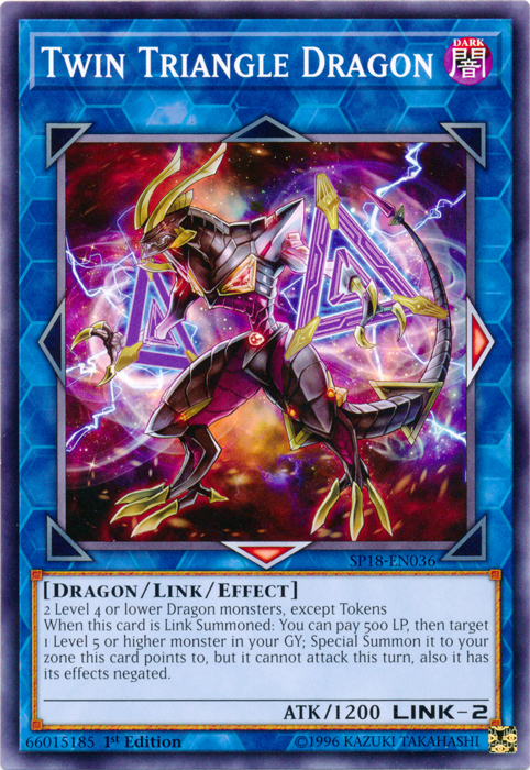 Twin Triangle Dragon [SP18-EN036] Common 